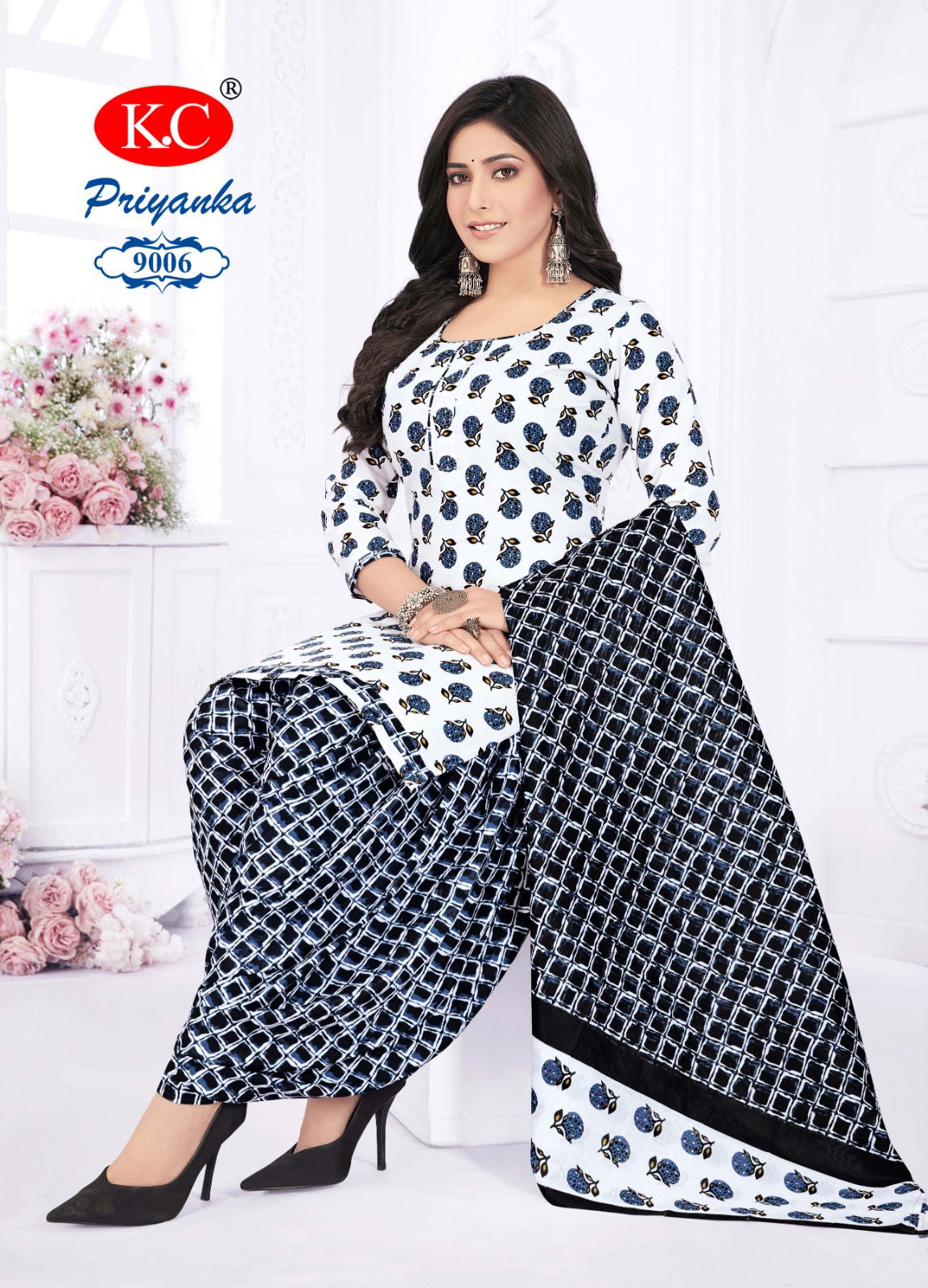 Priyanka Vol 9 By Kc Cotton Printed Readymade Dress Wholesale Shop In Surat
